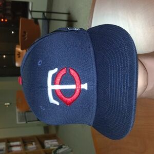 Team MLB Minnesota Twins Embroidered Logo Strap-on Cap Hat